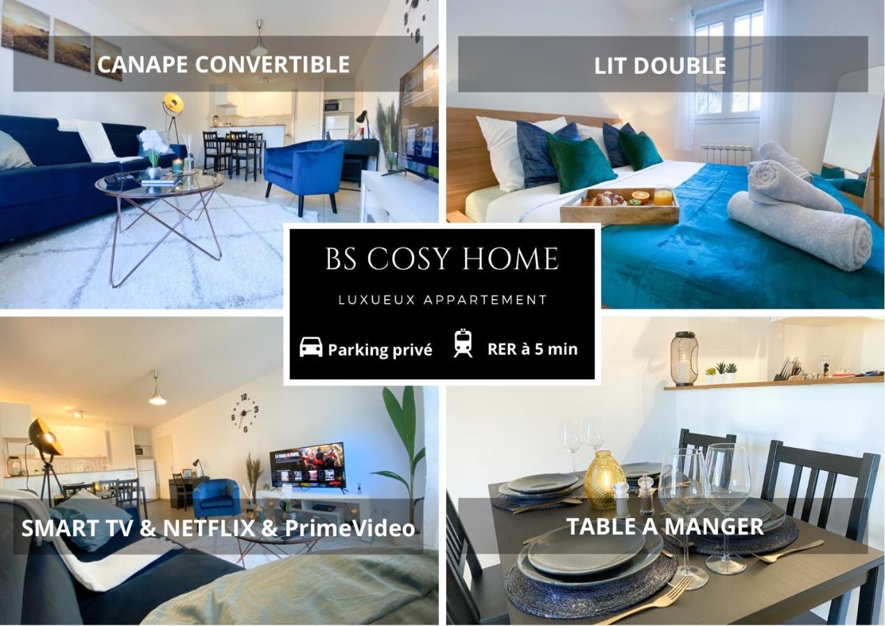 Blue Pearl - Parking - Gare Rer A 5 Min Apartment Corbeil-Essonnes Exterior photo